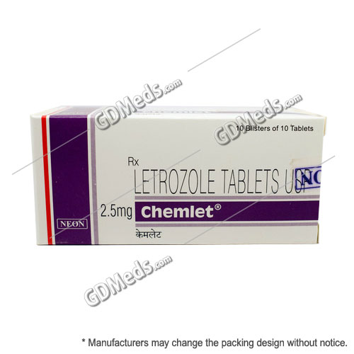 Chemlet 2.5mg 10 Tablet