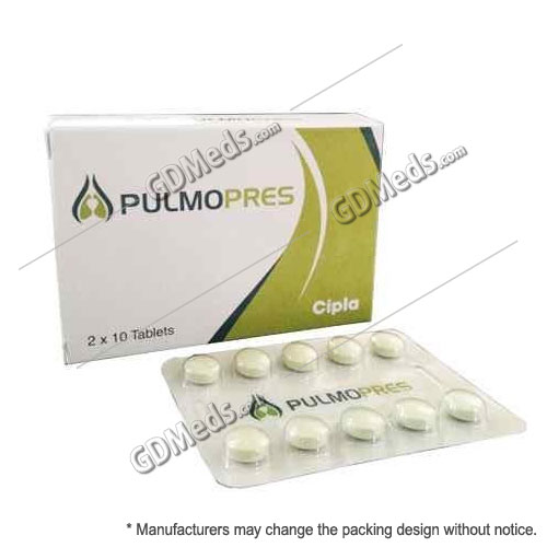 Pulmopres 20mg 10 Tablet