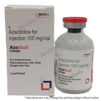 azadual-azacitidine 100mg vial-msn-500