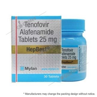 Gdmez gdmeds gdmedz hepbest-TAF-TDF-tenofovir alafenamide tablets 25mg 30s