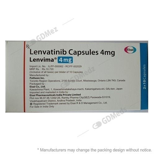 Lenvatinib (Lenvima) 4mg 20 Tablet - Eisai