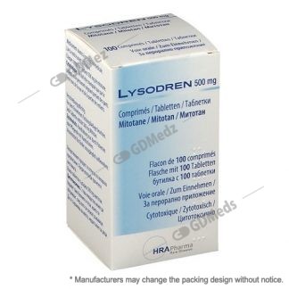 gdmedz-gdmez-gdmeds-lysodren 500mg-HRA-BMS-mitotane-mitotan-100tablets