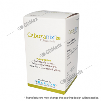 Cabozanix 20mg 90 Capsules - GDMedz