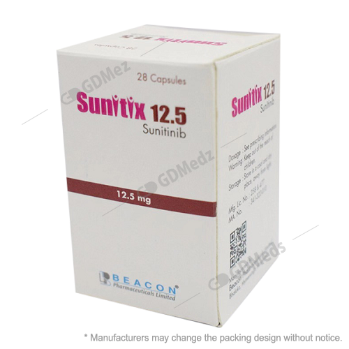 Sunitix 12.5mg 28 Capsule
