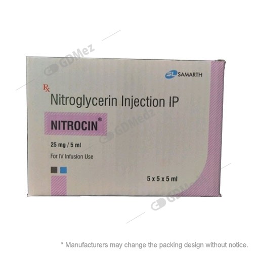Nitrocin 25mg 5 Injection