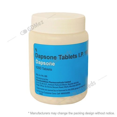 Dapsone 100mg 1000 Tablet