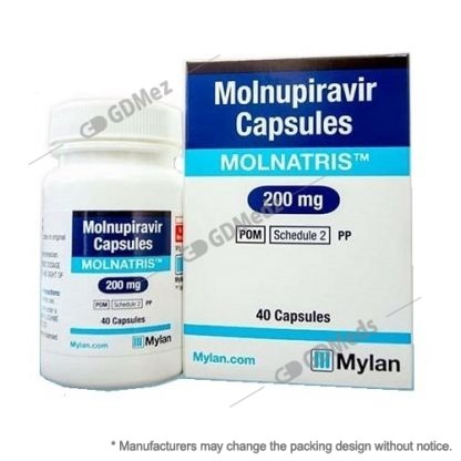 Gdmez gdmedz gdmeds molnupiravir-molnatris-200mg-40capsules-mylan