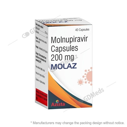 MOLAZ Molnupiravir 200mg 40 Capsules