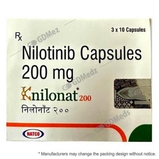 nilotinib-knilonat 200mg-30 capsules-Natco